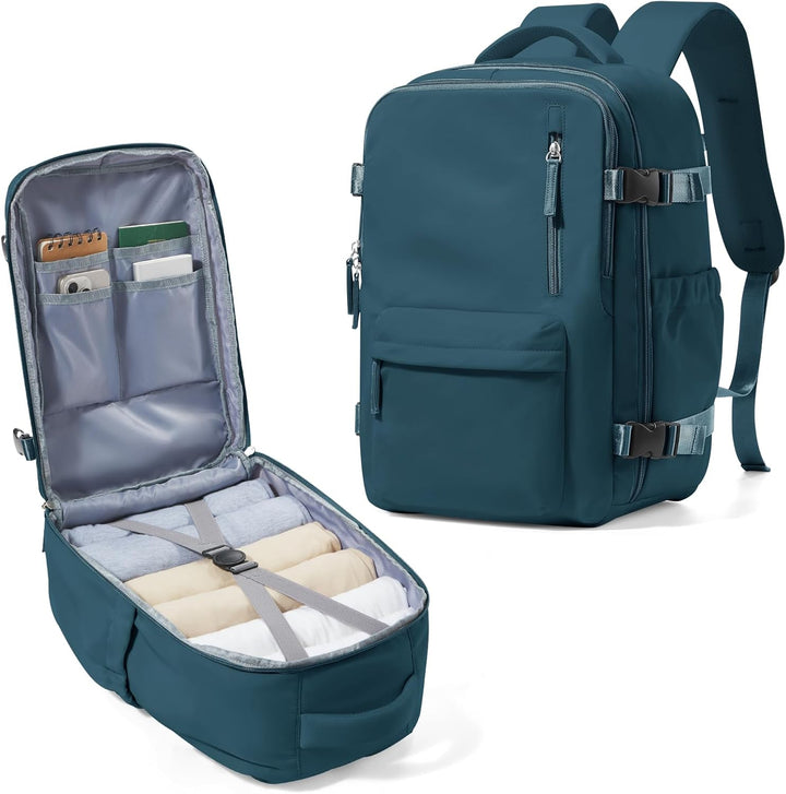 Tech-friendly multi-compartment laptop bag for easy organization on the go.