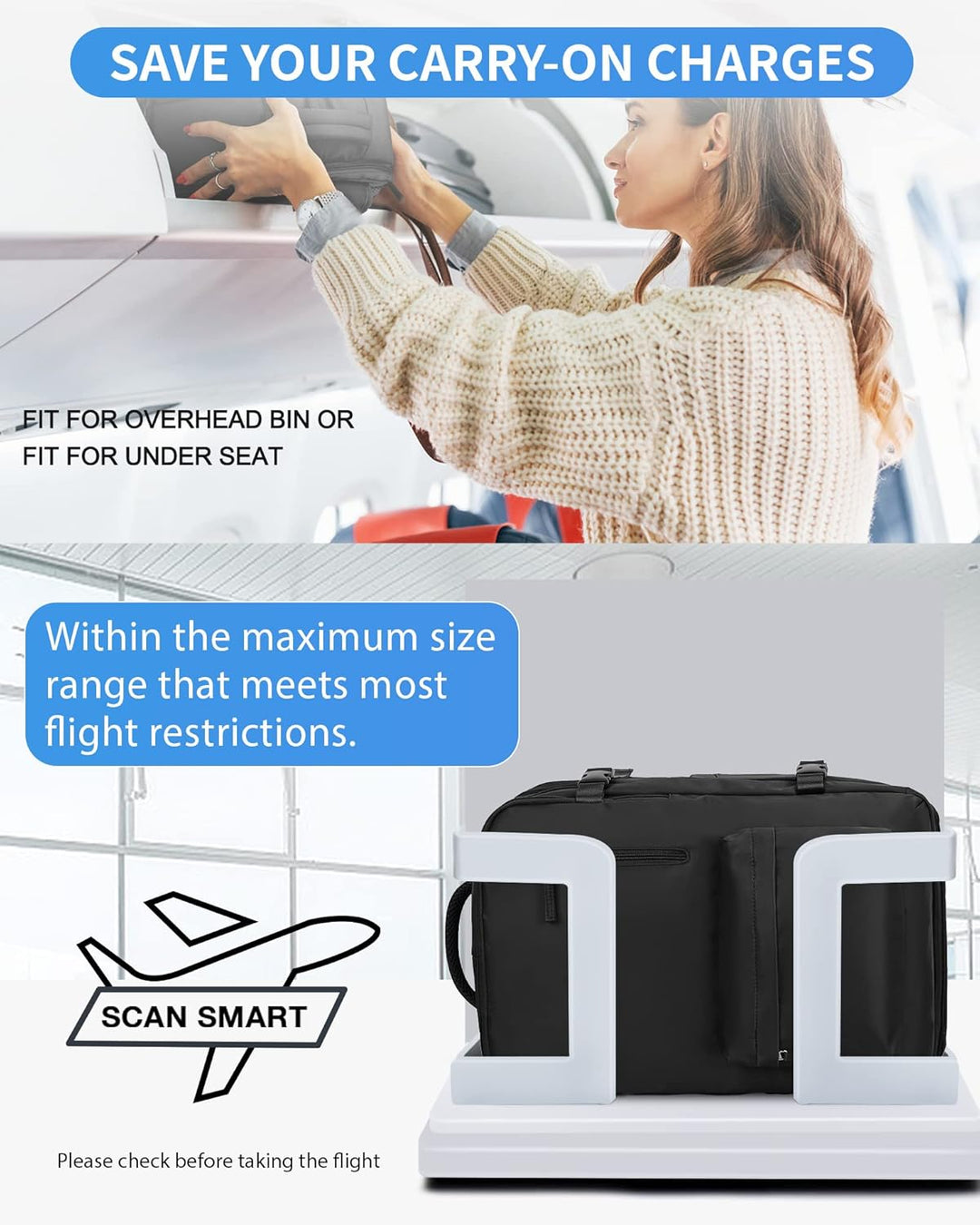 Professional multi-compartment work bag for laptops, documents, and accessories.
