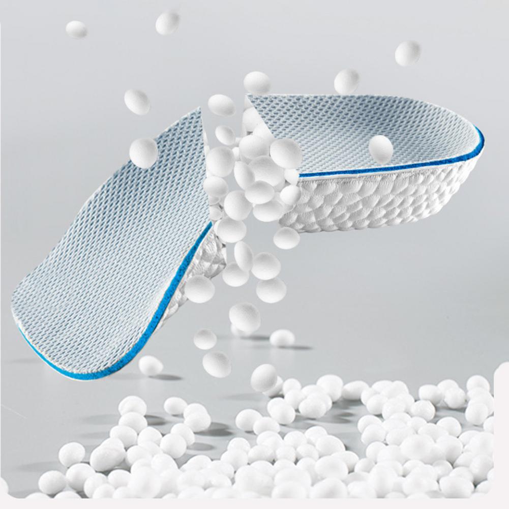 Premium unisex orthopedic insoles for discreet height, foot support, posture correction & pain relief.