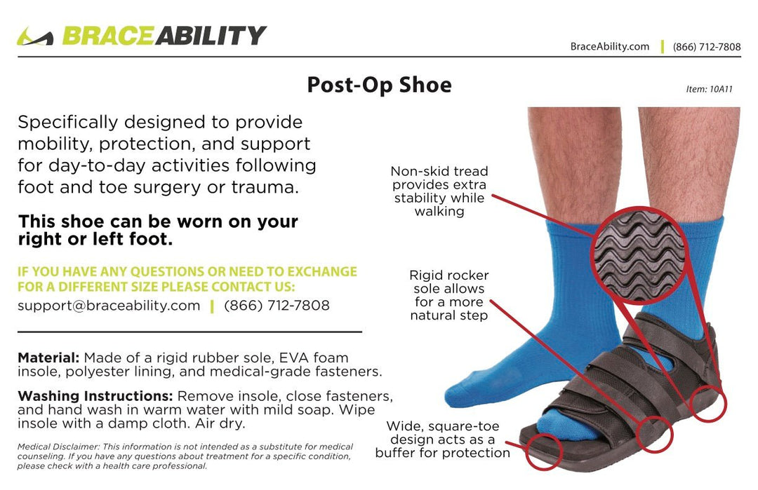 Unisex Orthopedic Post - Op Medical Walking Boot for Foot Recovery - Lexians