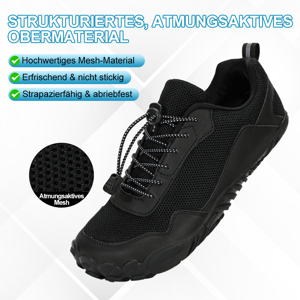 Durable waterproof barefoot shoes, unisex, perfect for outdoor activities & all-weather wear.