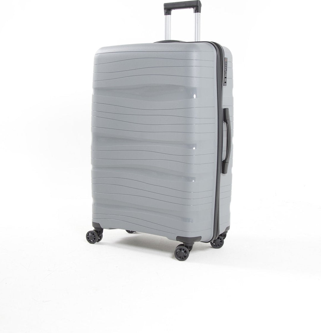 Premium Oslo hard-shell suitcase: lightweight, durable, and secure for all your travel needs.