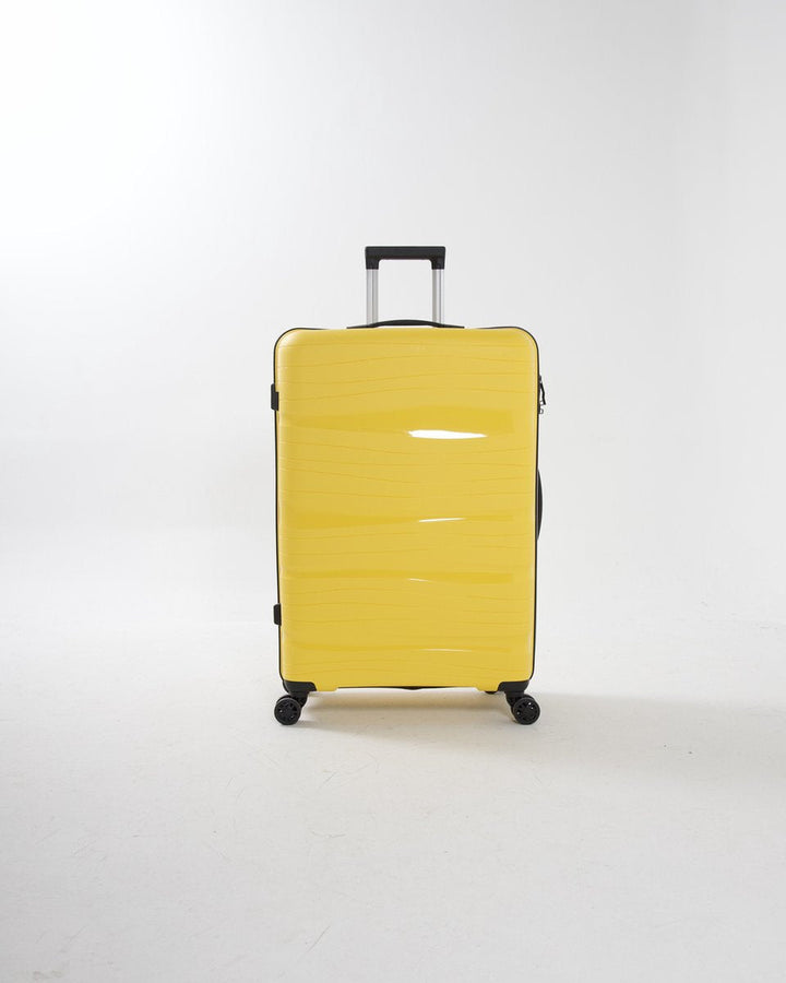 Durable Oslo hard-shell suitcase, built for secure and lightweight travel. Essential carry-on or checked bag.