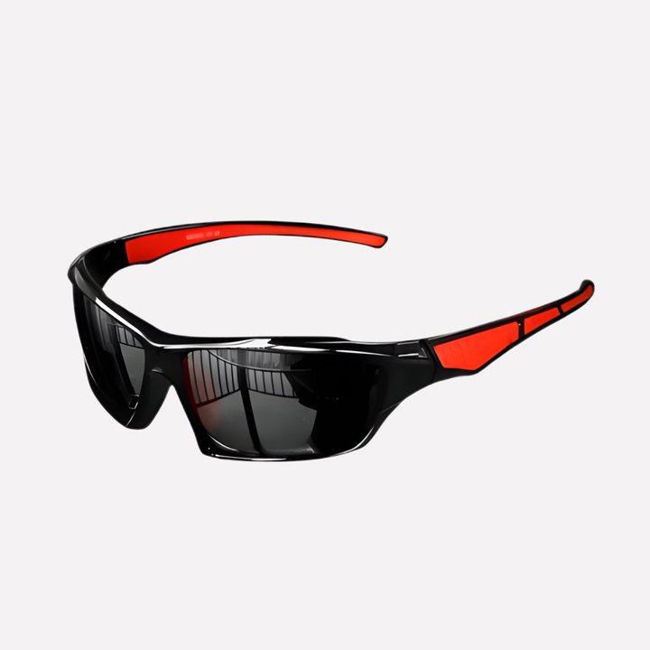 Stylish unisex polarized sports sunglasses. UV400 glare reduction for cycling, running & outdoor activities.