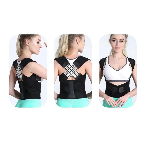 Wellness aid posture brace for comprehensive back & neck support, improving posture & reducing discomfort.