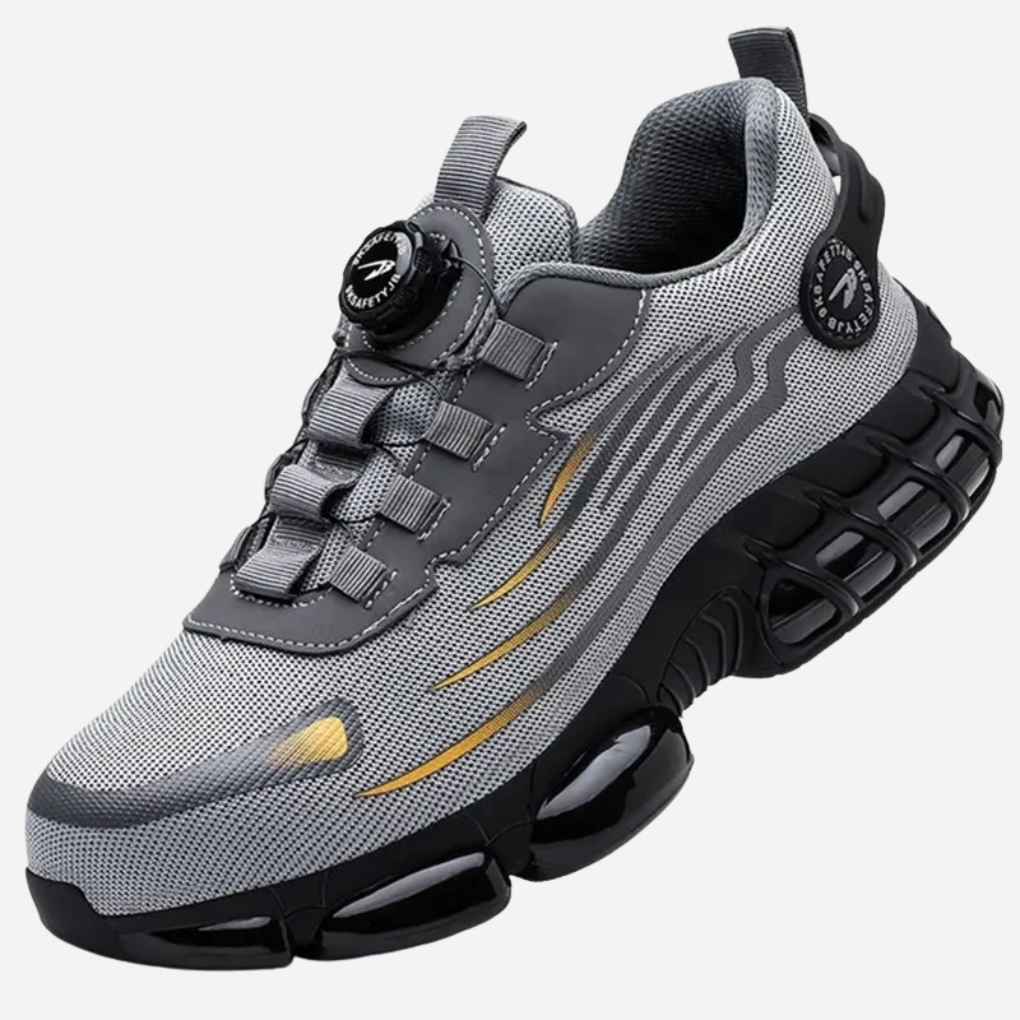 Durable unisex safety boots with puncture-resistant sole & steel toe cap, perfect for construction & industrial jobs.