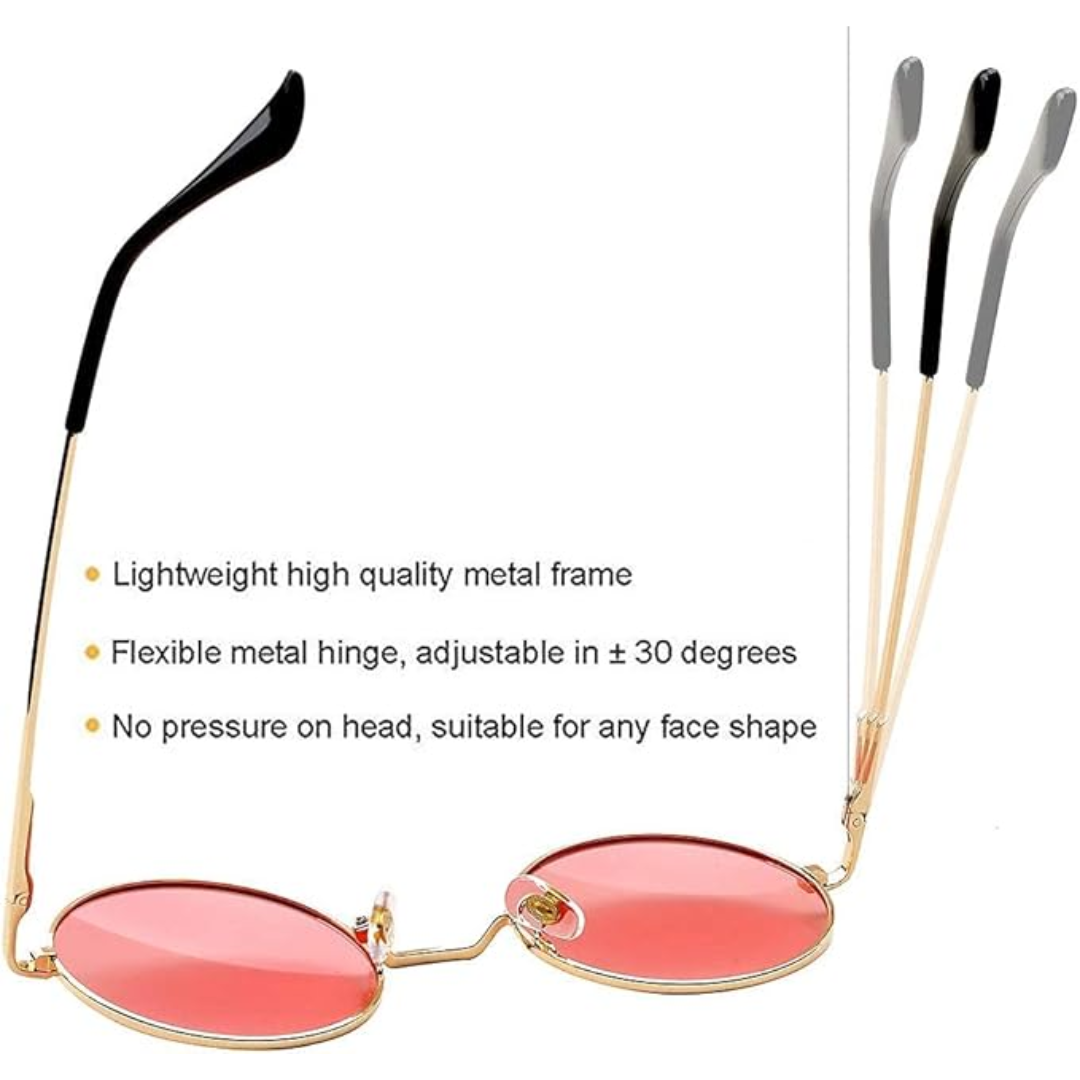Fashionable retro round polarized sunglasses, a timeless unisex accessory.