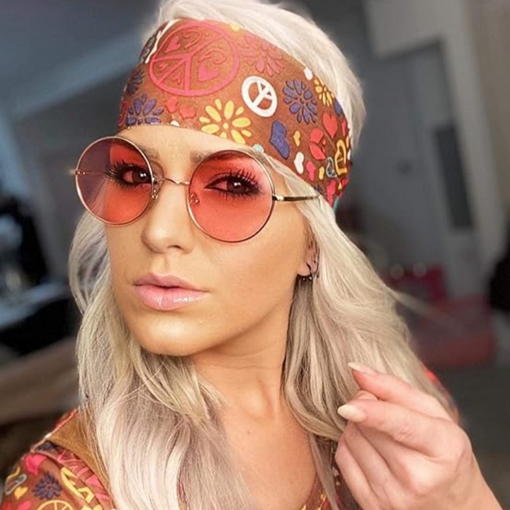 Classic round polarized sunglasses, embodying iconic retro vintage design.