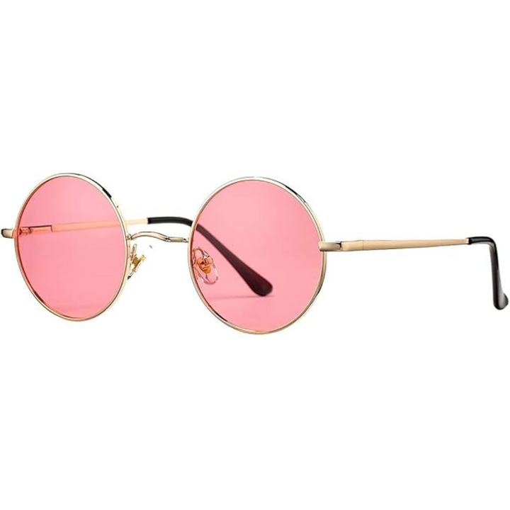 Retro round polarized eyewear, a must-have for a chic vintage aesthetic.
