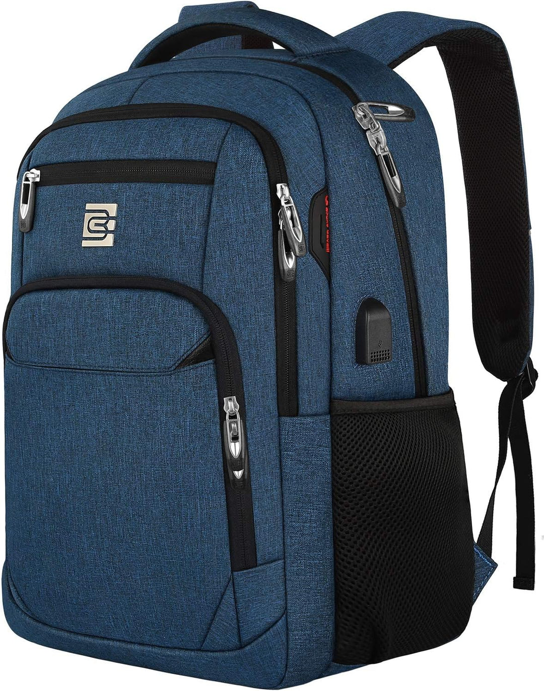 Commuter's choice: Unisex anti-theft backpack with USB port, sleek and highly organized.