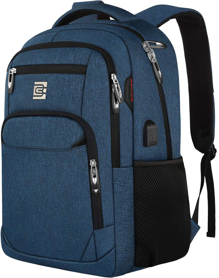 Commuter's choice: Unisex anti-theft backpack with USB port, sleek and highly organized.