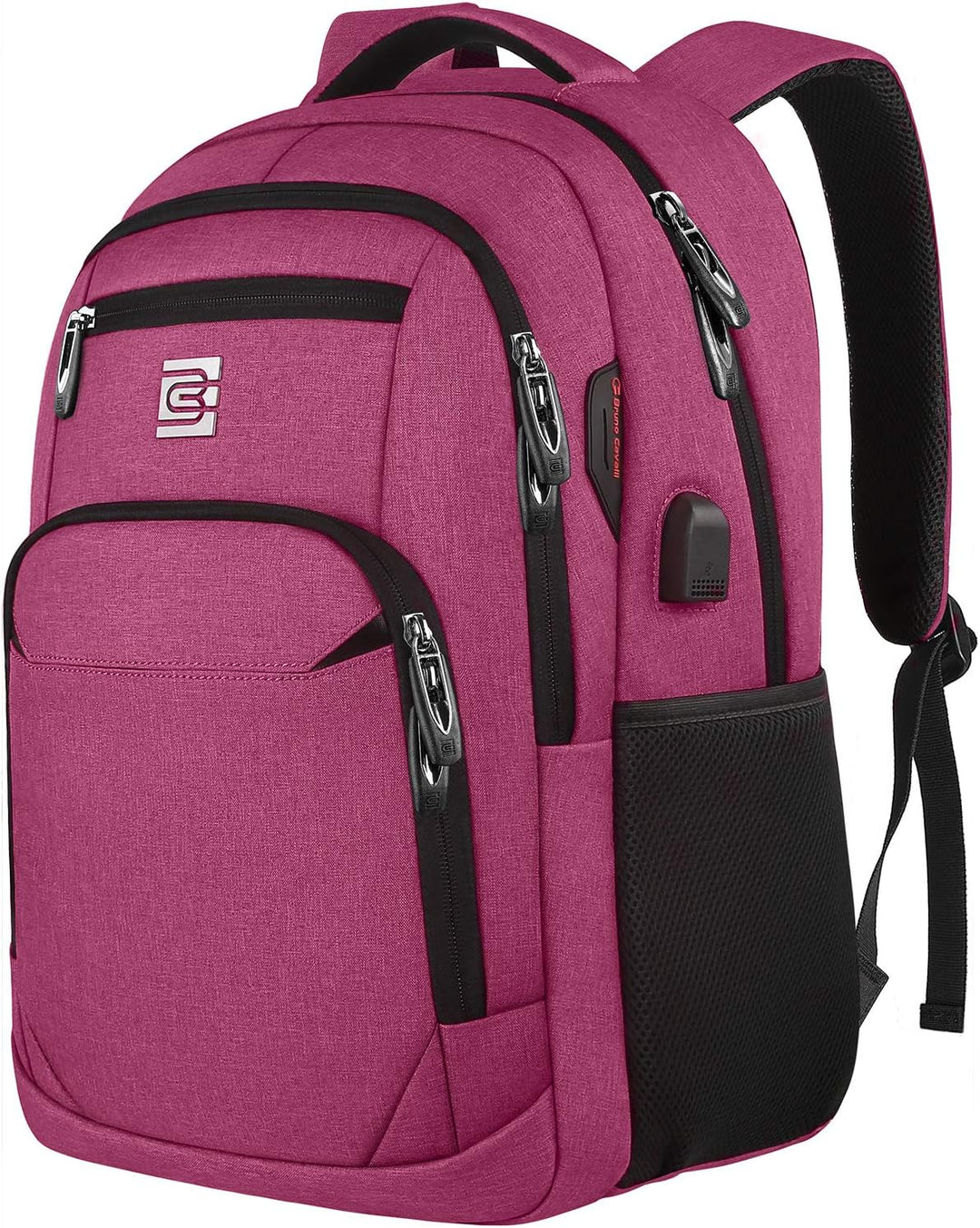 Organized anti-theft laptop backpack, USB charging port, perfect for keeping items safe & tidy.