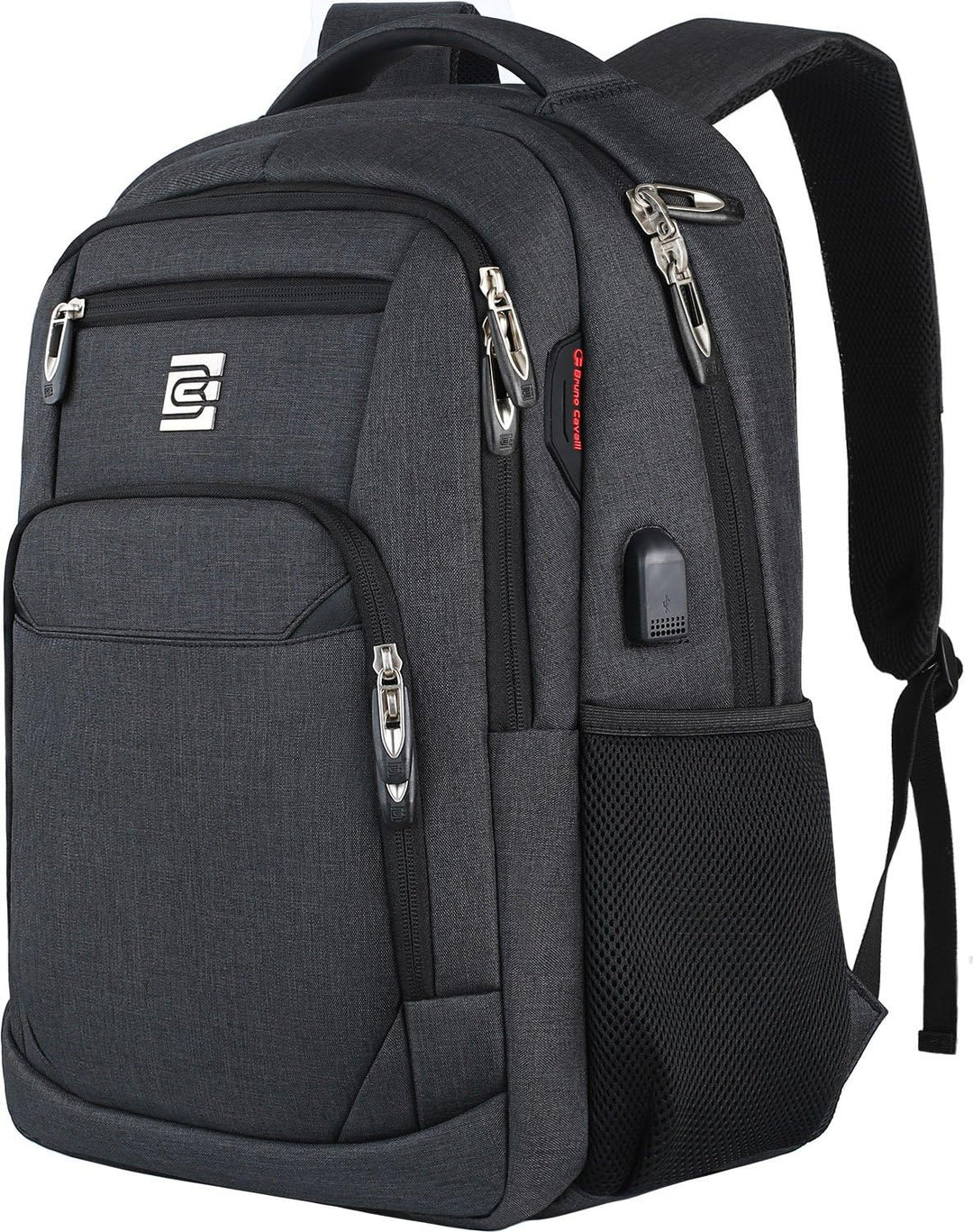 Modern anti-theft school backpack, USB charging, slim, durable for busy student life.