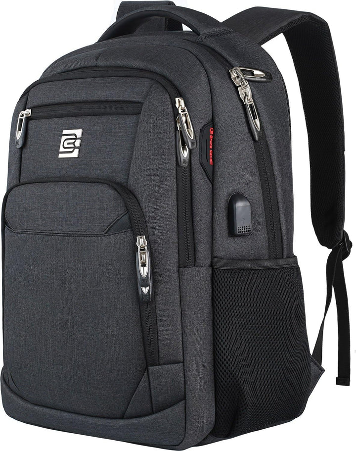 Modern anti-theft school backpack, USB charging, slim, durable for busy student life.