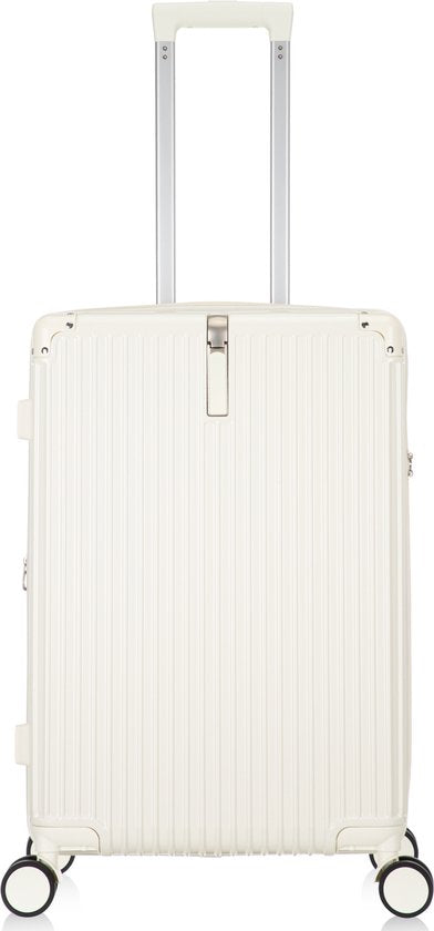 Ready for adventure: Mykonos hardshell luggage, USB connectivity, and cup holder convenience.