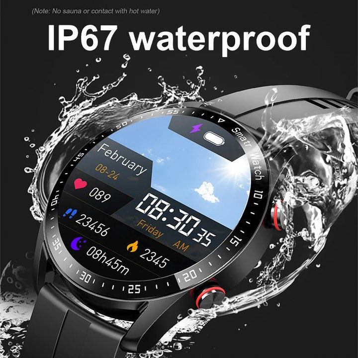 Wearable tech: Unisex smartwatch tracking steps, calories, and various fitness activities throughout the day.