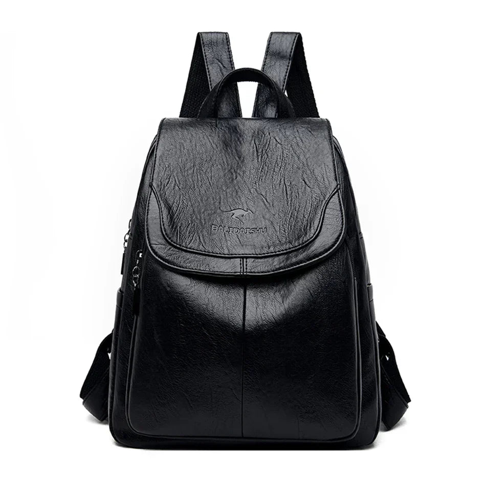 Durable unisex travel backpack with laptop sleeve, a sleek & minimalist design.