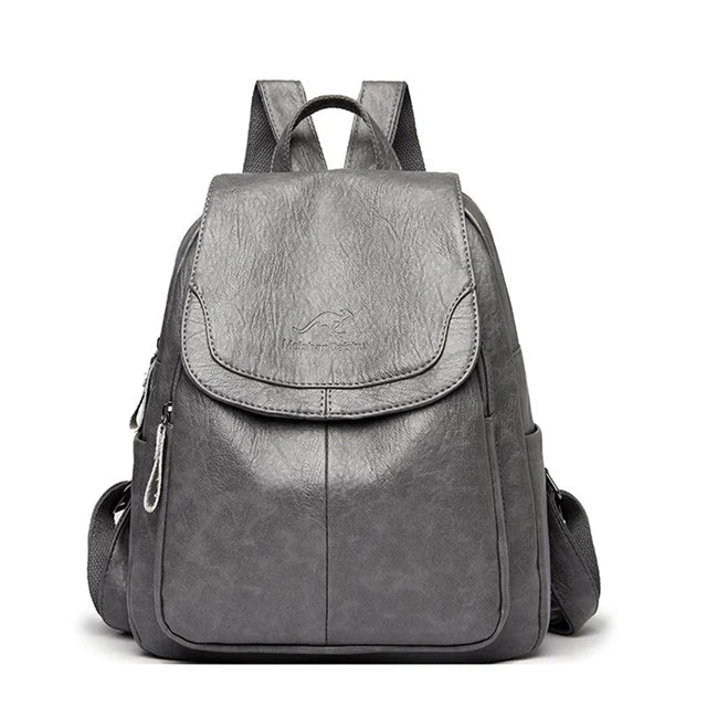 Vibrant multi-color unisex backpack, stylish everyday carry with a minimalist aesthetic & durable build.