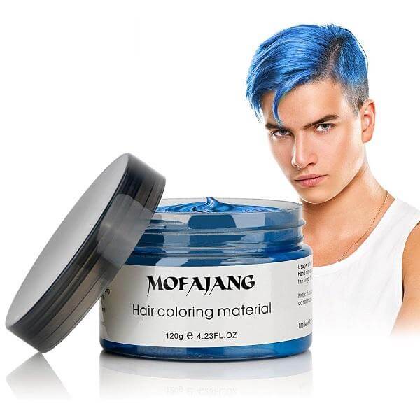 Unisex washable hair color wax for parties & cosplay. Get vibrant temporary hair styling with easy application.