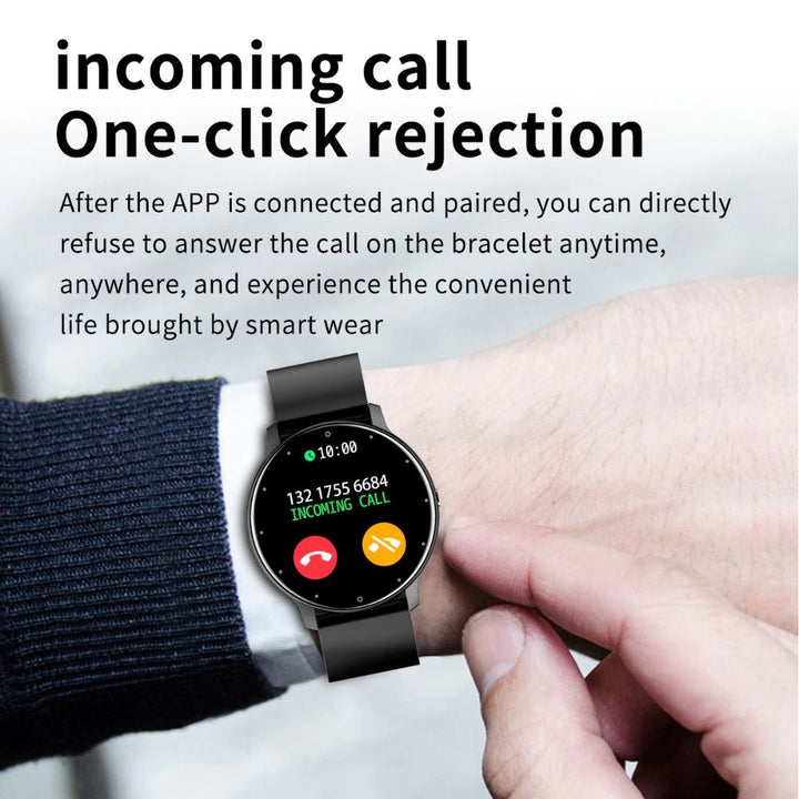 Elegant ultra-slim unisex smartwatch, lightweight and comfortable for all-day wear. A stylish daily watch.