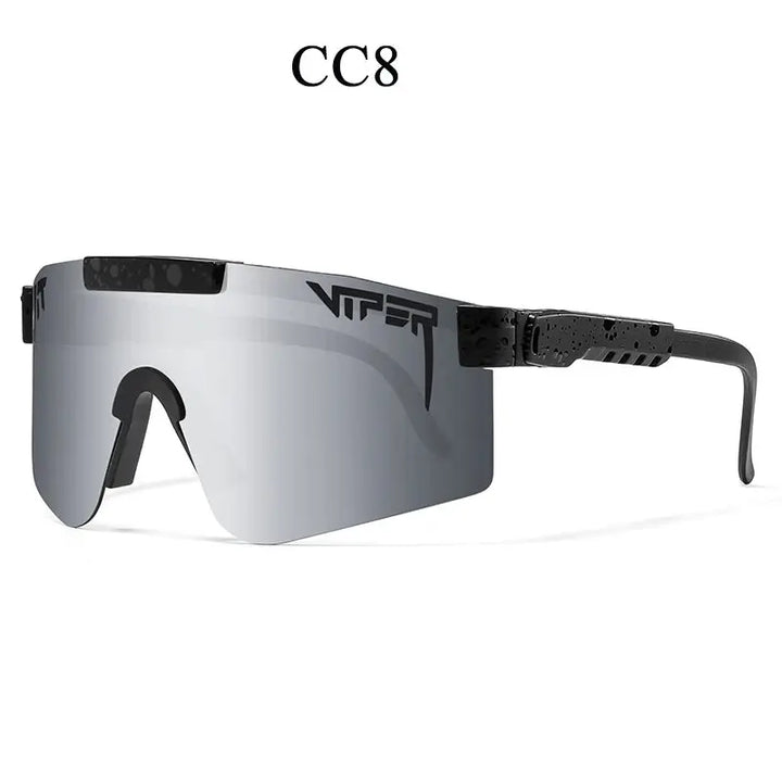 Unisex UV400 cycling sunglasses, offering clear vision & sun protection for riders.
