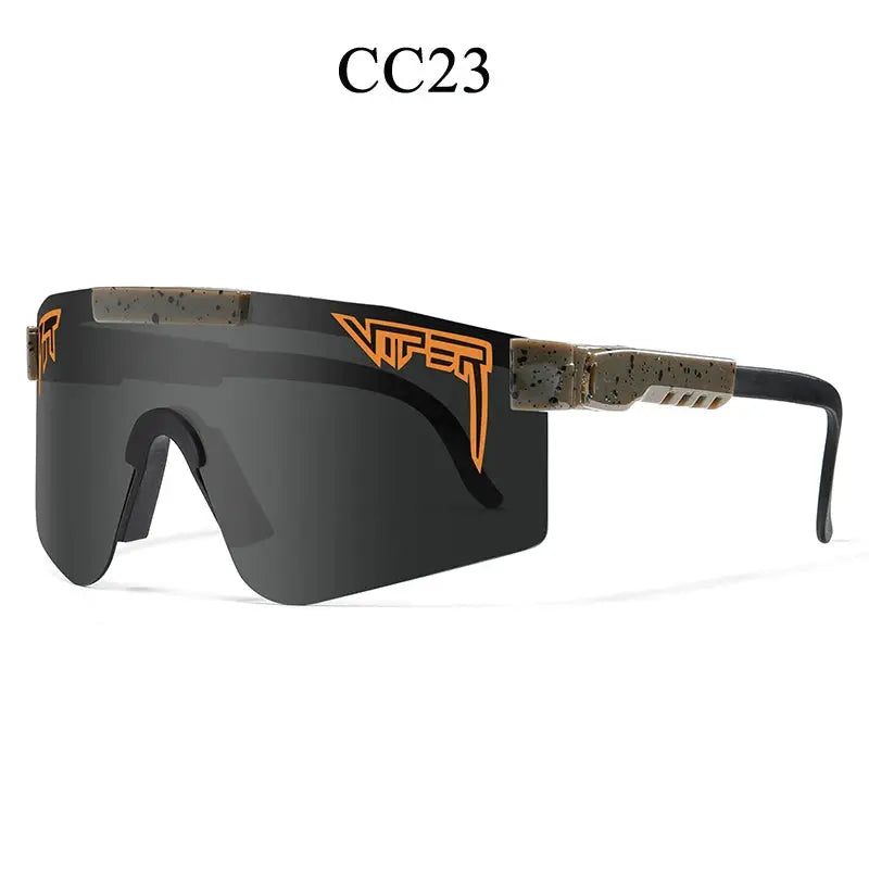 Comfortable unisex UV400 sports sunglasses, designed for extended outdoor wear.