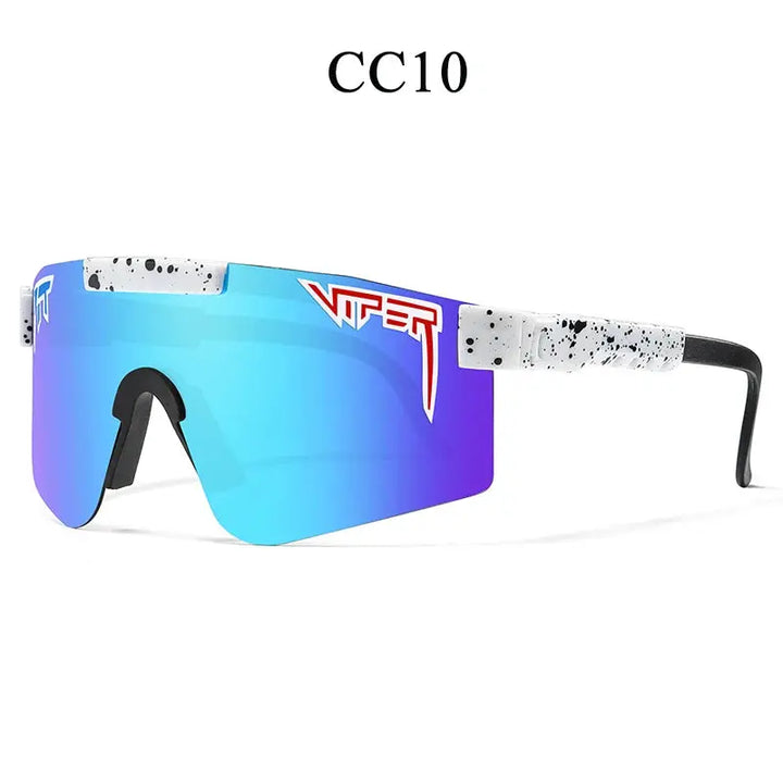 Portable unisex UV400 sports sunglasses, perfect travel companion for outdoor explorations.
