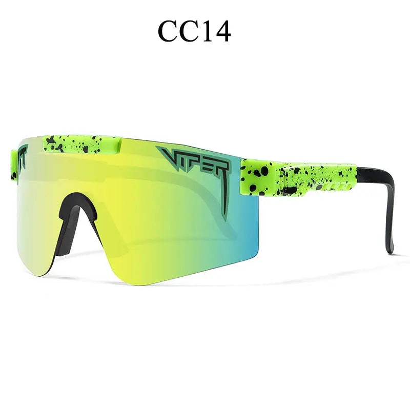 Robust UV400 sports sunglasses, built for durability during cycling & outdoor adventures.