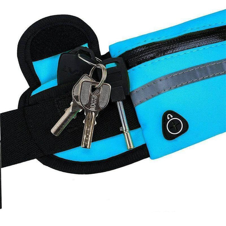 Secure your phone! Water-resistant running waist belt for gym, jogging & travel.