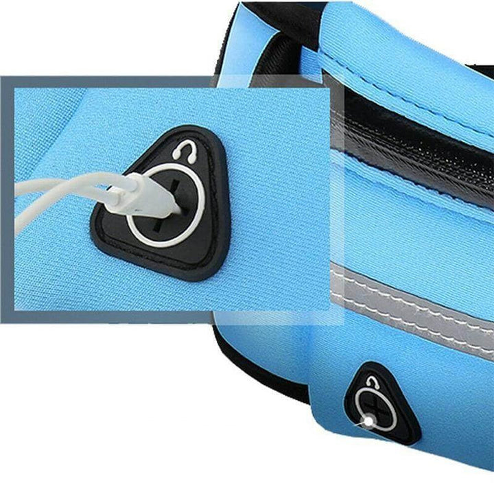 Two water-resistant running waist belts, 1+1 FREE, for active unisex lifestyles.