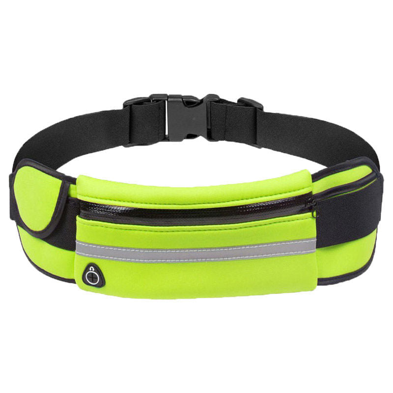 Ergonomic unisex running belt, water-resistant, holds phone & keys during any sport.