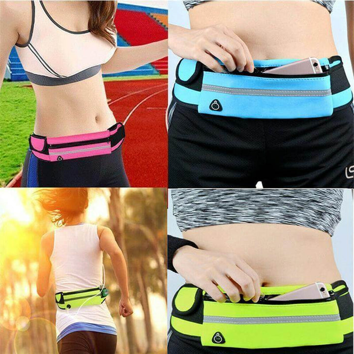 Stay dry with this water-resistant running waist belt, great for sports & travel. 1+1 FREE!
