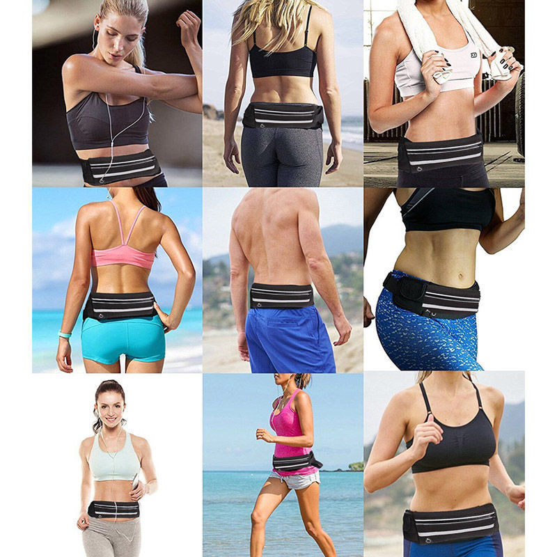 Travel-ready water-resistant waist belt for hiking & fitness. 1+1 FREE sports gear pack.