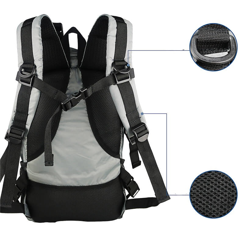 FieldGear hiking pack with multiple compartments, ideal for carrying essentials on trails and trips.