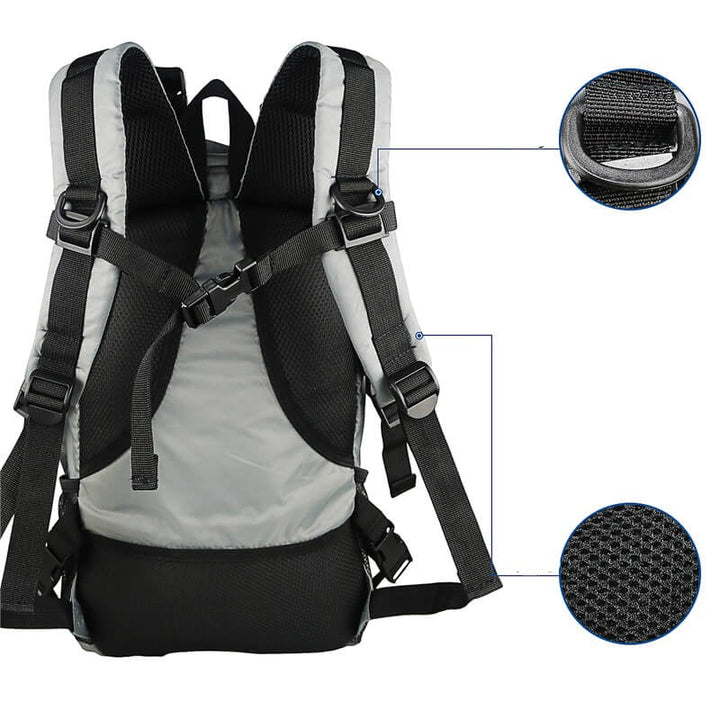 FieldGear hiking pack with multiple compartments, ideal for carrying essentials on trails and trips.