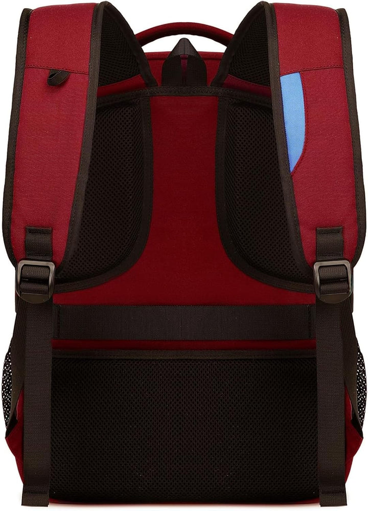 Outdoor-ready water-resistant backpack, unisex, ideal for travel with laptop & USB charging.
