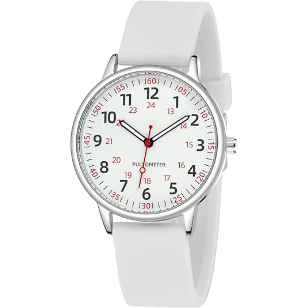 Reliable waterproof medical watch, unisex and easy to clean, essential for accurate timekeeping in healthcare.