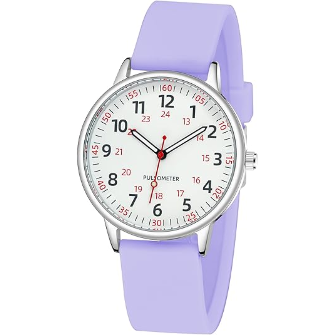 Professional waterproof nurse watch, unisex and practical, an indispensable accessory for healthcare shifts.