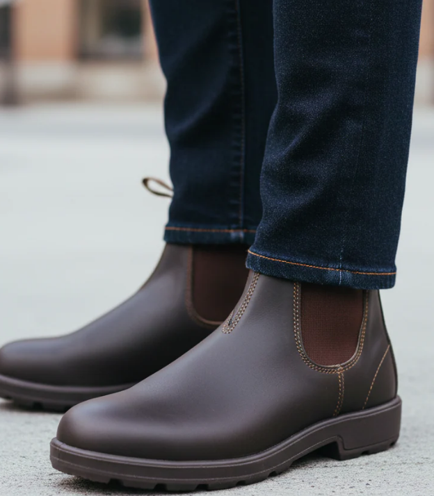 Black waterproof unisex slip-on Chelsea boots, ideal for rain & everyday wear. Stylish, comfortable & easy to put on.