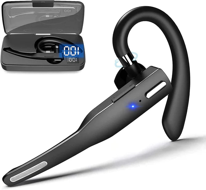 Unisex wireless Bluetooth 5.1 trucker headset with dual mic noise cancelling for clear communication.