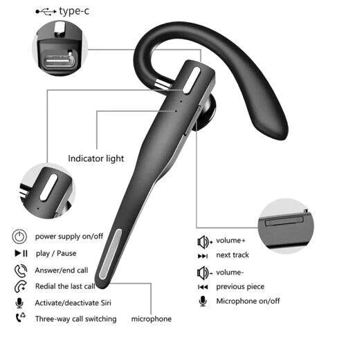 Crystal-clear communication with this noise cancelling Bluetooth 5.1 trucker headset, dual microphone.
