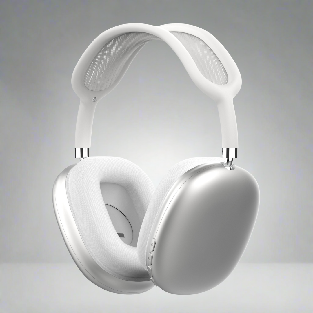 Unisex wireless noise cancelling over-ear headphones for immersive audio and deep bass.