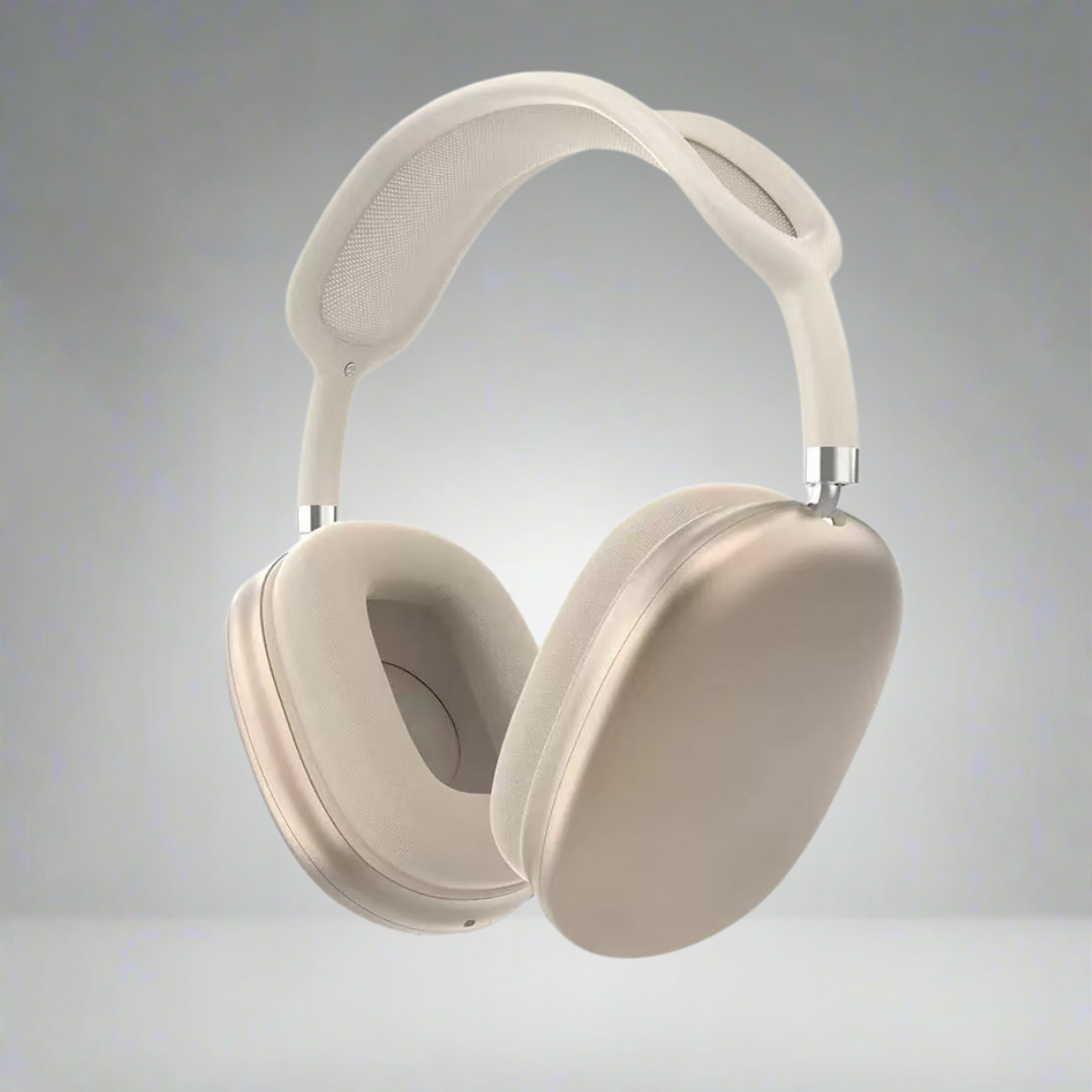 Experience immersive sound with these comfortable wireless noise cancelling over-ear headphones.