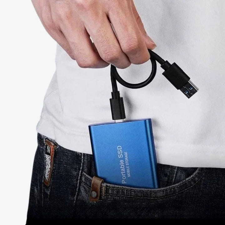 4TB Portable SSD External Hard Drive - Ultra-Fast Aluminum