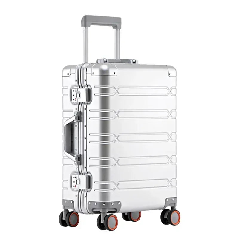 Spacious interior of Vienna Voyager premium hardshell luggage, organized compartments for travel essentials.