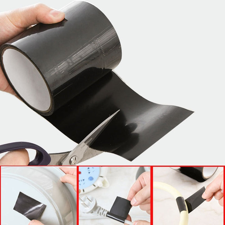 Strong waterproof sealing tape for reliable leak repair on pipes, roofs, and outdoor surfaces, easy to apply.