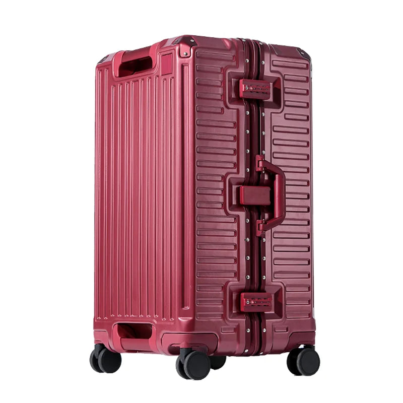 Reliable wide grip hard shell suitcase, ensuring your items are secure for any travel destination.