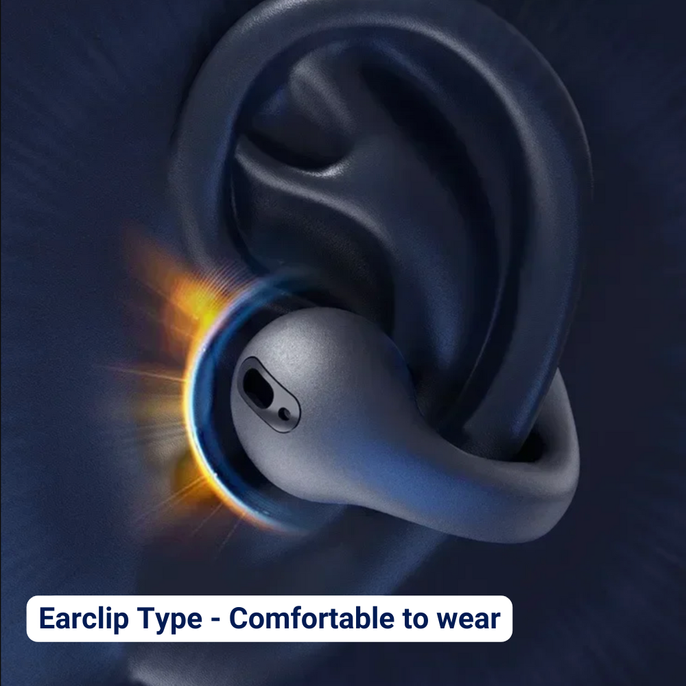Wireless bone conduction earbuds with secure fit, lightweight design, open-ear listening, and waterproof features for active 