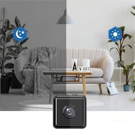 Outdoor wireless HD security camera featuring advanced night vision for 24/7 monitoring.