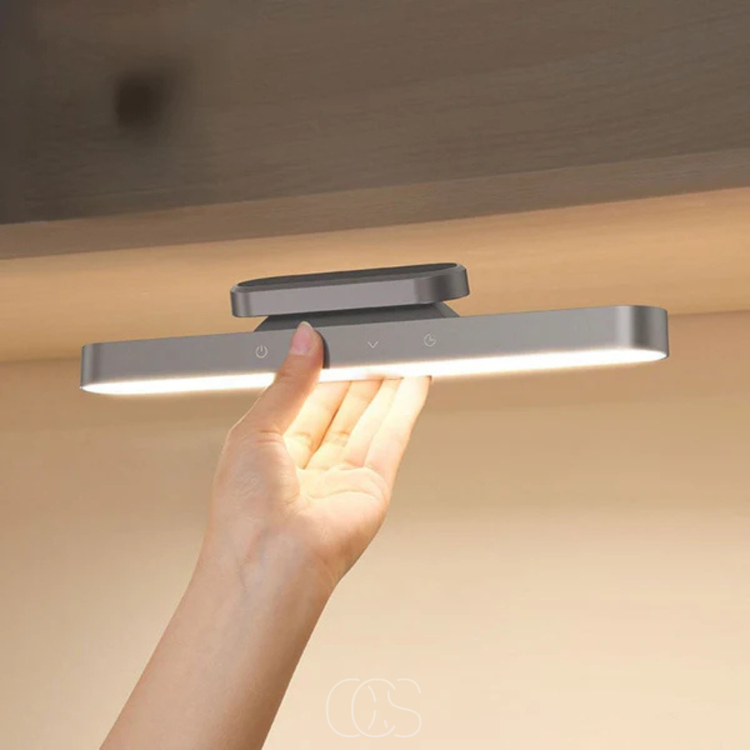 Wireless Magnetic LED Lamp for versatile home lighting. Portable, rechargeable, and modern design.